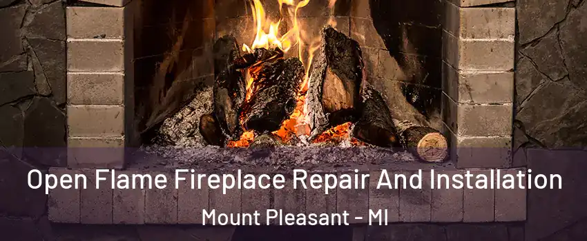 Open Flame Fireplace Repair And Installation Mount Pleasant - MI